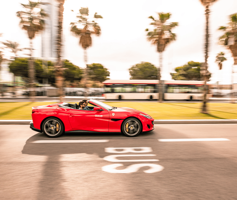 20min Supercar Driving Experience - Barceloneta Beach - Taking the wheel beside Barcelona’s Mediterranean