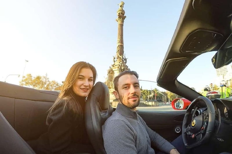 40min Supercar Driving Experience - Old Montjuïc F1 Circuit - From Barceloneta streets to Montjuïc’s old race circuit