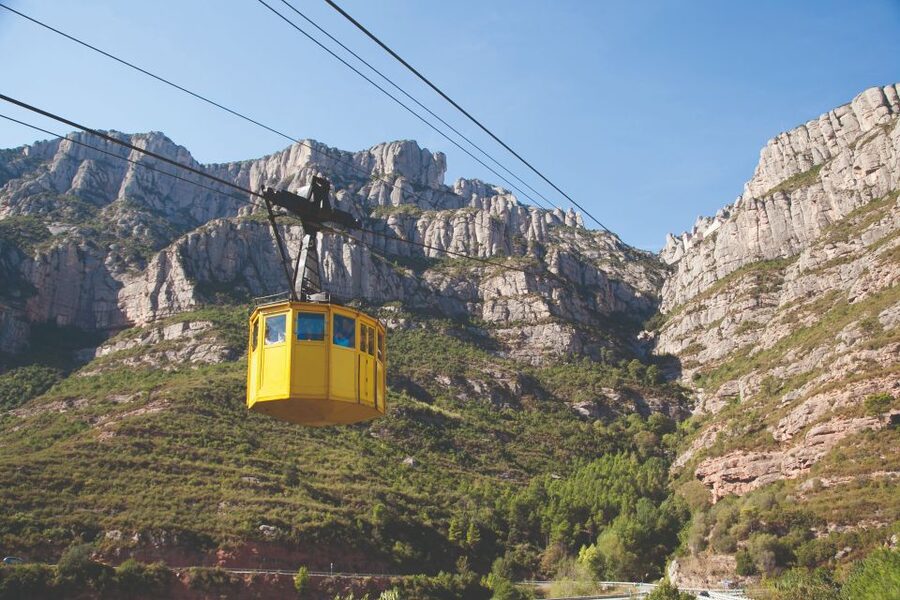 Aeri de Montserrat Cable Car Ticket - The five-minute climb above Catalonia