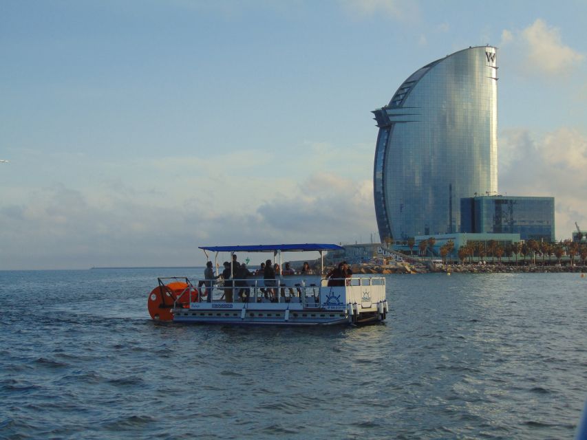 Barcelona: 1.5-Hour Private Scenic Pedal Boat Tour - Key points to know before booking