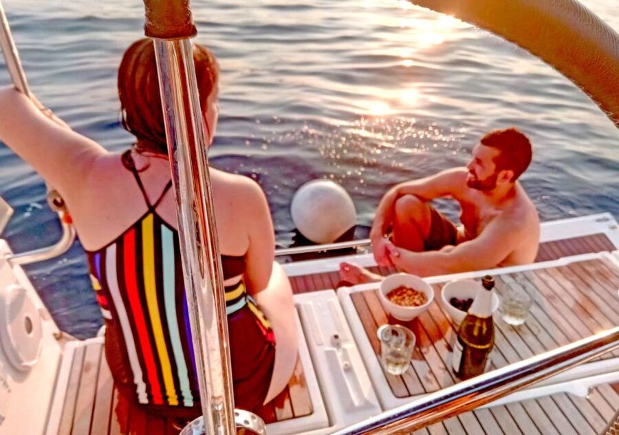 Barcelona 2 hour Mediterranean Sailing with Snacks & Drinks - El Peix d’Or and the Return Along the Coast