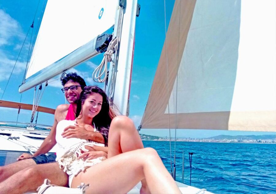Barcelona 2 hour Mediterranean Sailing with Snacks & Drinks - The First 55 Minutes: Barcelona from the Mediterranean