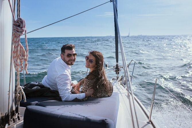 Barcelona 2-hour Private Boat Tour with Cava and snacks - Swimming depends on the sea
