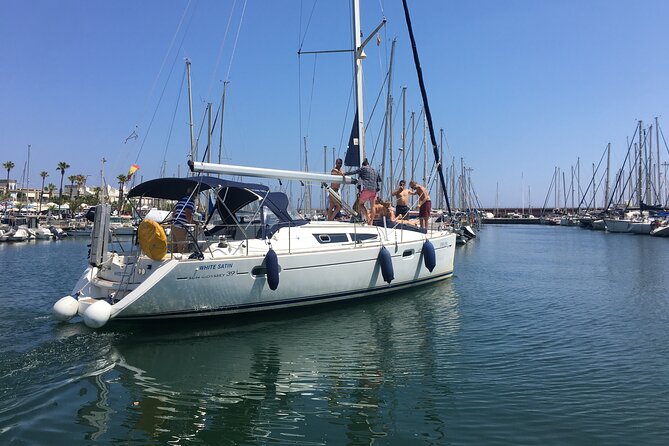 Barcelona 3-hour Private Boat Trip - The Mar Bella swim stop