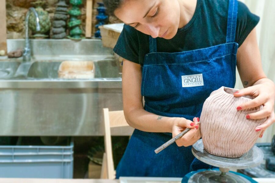 Barcelona: Artisan Ceramic Cup or Vase Making Workshop - Texture, Decoration, and the Handmade Result
