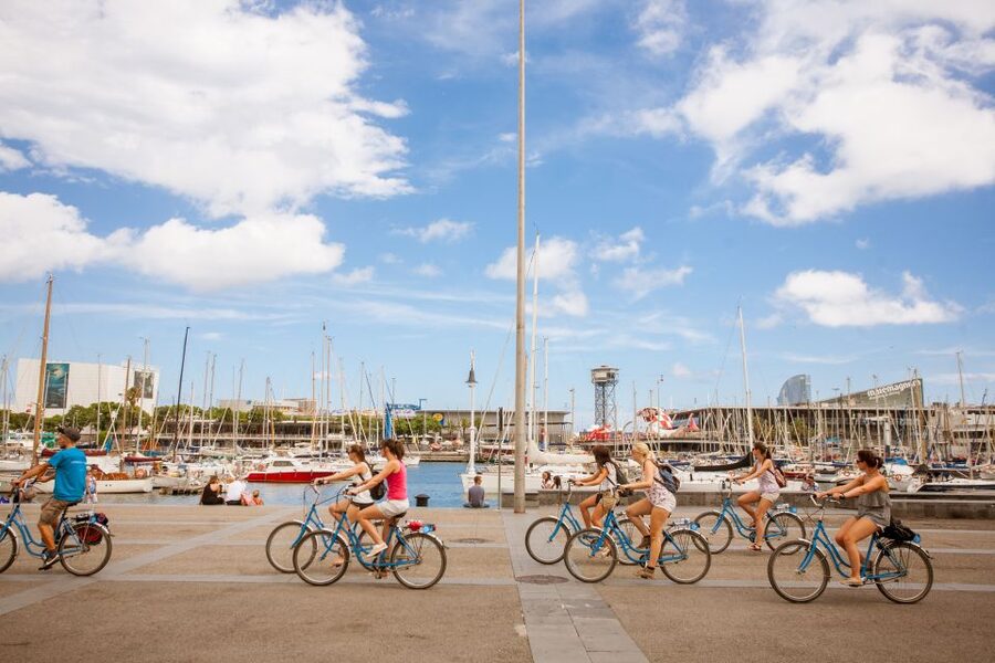 Barcelona Beach 3-Hour Bike Tour - Poble Nou, from industry to mixed architecture