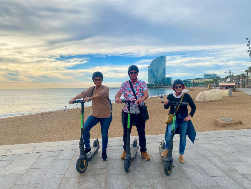 Barcelona: beach E-bike or E-Scooter Tour - Language, comfort, and service considerations