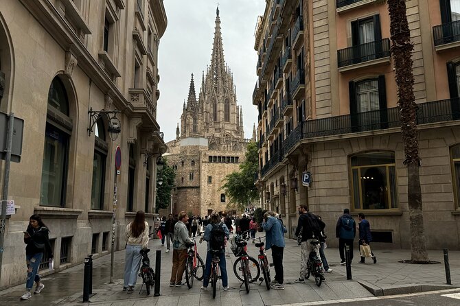 Barcelona: Bike or eBike Tour, Top Sights & Local Insights - Barcelona Cathedral and the old city’s stories