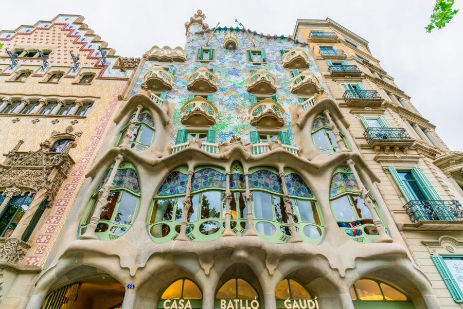 Casa Batlló on the Passeig