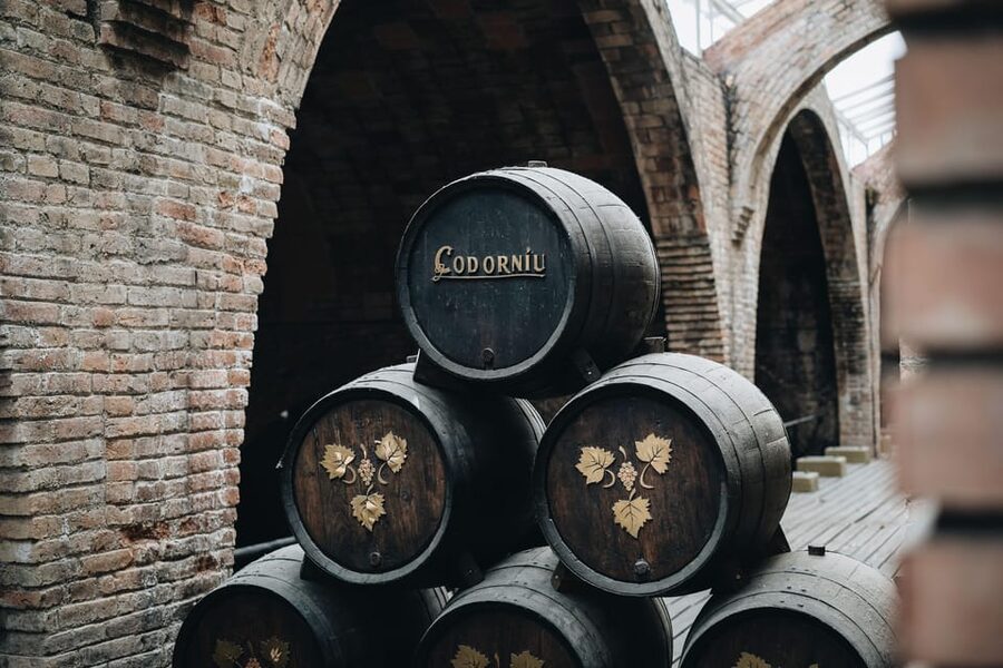 Barcelona: Casa Codorníu Guided Tour with Cava Tastings - Twenty meters below ground on the cellar train