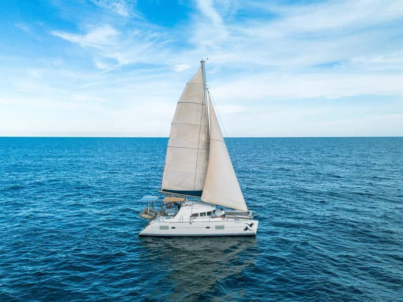 Barcelona: Catamaran Cruise w/ Sailing, Wine, & Tapa - The catamaran, music, and personal space