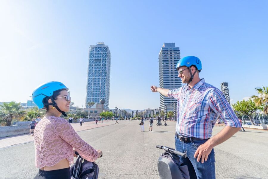 Barcelona: City and Seafront Guided Segway Tour - Arc de Triomf and the green paths of Ciutadella Park