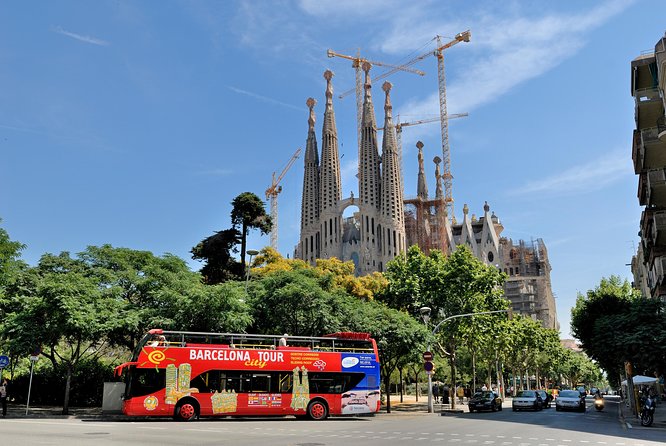Barcelona City Hop On Hop Off and FC Barcelona Immersive Tour - The orange West Route links Montjuïc and Camp Nou