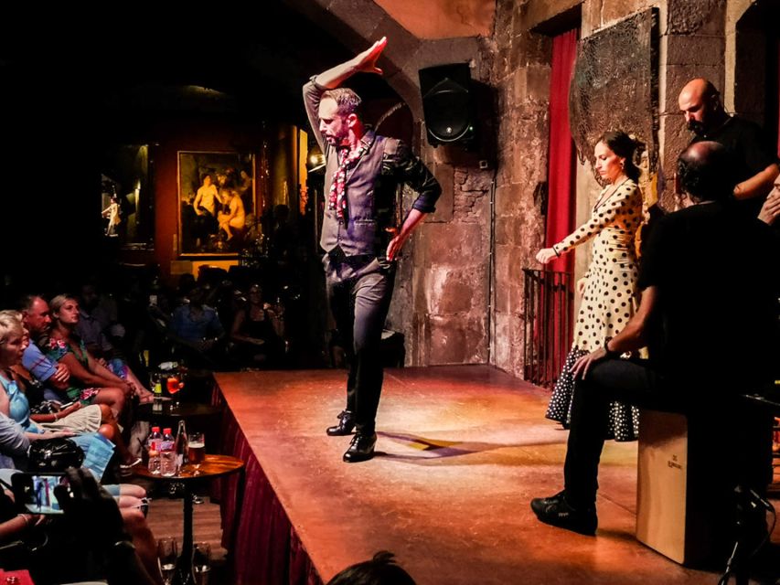 Barcelona: City Tour & Flamenco Show with Wine & Tapas - Starting at the Frederic Soler statue