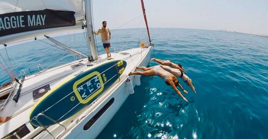 Barcelona: Coastline Boat Trip with Snacks and Cava - Drinks, cava, and the onboard snacks