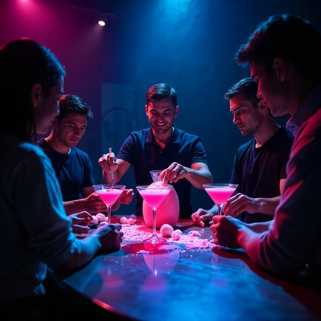 Barcelona: Cocktail Class Workshop - Make Shake Cook & Paint - Three drinks, three different ways to make them