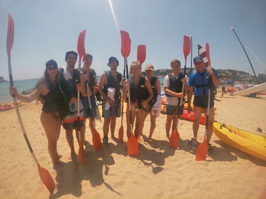 Barcelona: Costa Brava Kayak and Snorkel Tour with Lunch - Paddling through SAgaró’s coves
