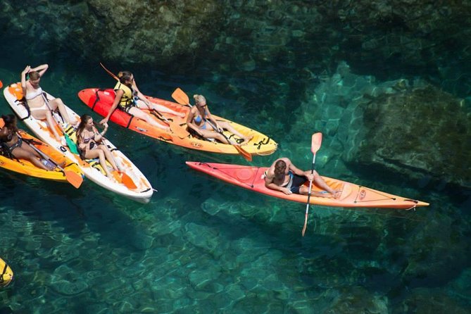 Barcelona Costa Brava Kayak, Snorkel & Cliff Jump Day Tour - Cliff jumps with room to opt out