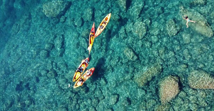 Barcelona: Costa Brava Kayak, Snorkel & Cliff Jump & Lunch - Cliff jumps with a choice of confidence levels