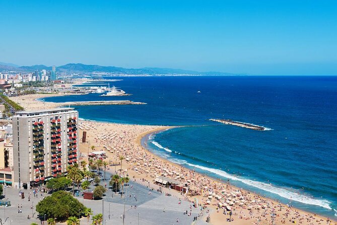 Barcelona eBike Beach Private Tour to Vineyards & Picnic - From Plaça Sant Jaume to the Barcelona waterfront