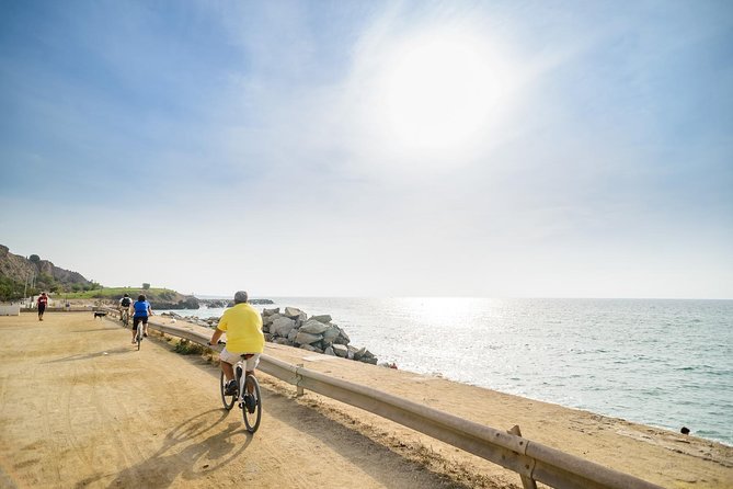 Barcelona eBike Beach Private Tour to Vineyards & Picnic - Returning by train with a heavy eBike