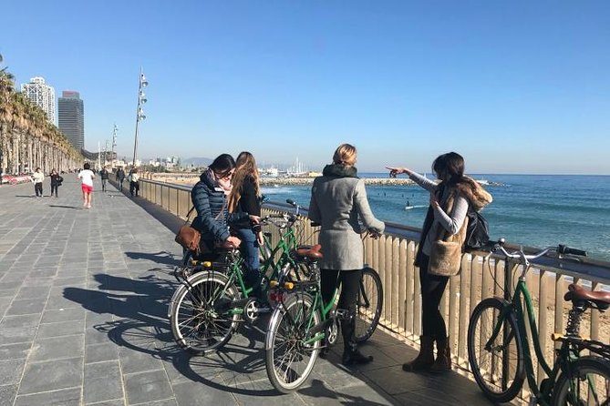 Barcelona Evening Small Group Bike Tour with Cava | with Private Option - The ruins beneath Mercat del Born