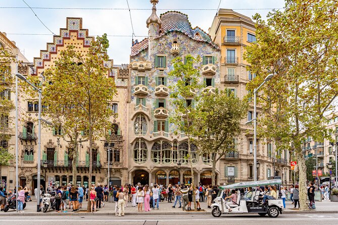 Barcelona Expert Tour with Local Guide in Eco Tuk Tuk Private - From Carrer de Casp to Barcelona’s modernist core