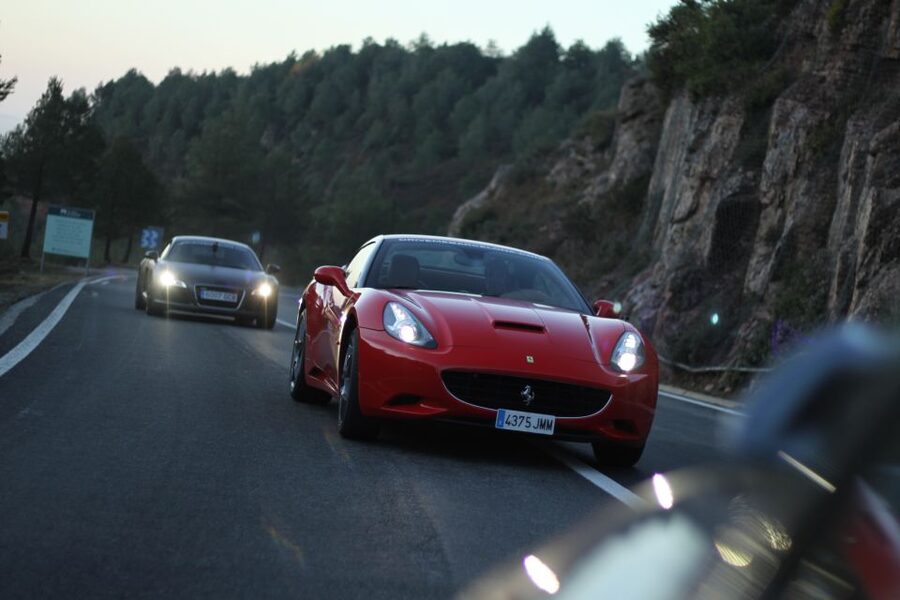 Barcelona: Ferrari Car Driving & Sailing Experience - Two Barcelona pleasures, speed and sea air