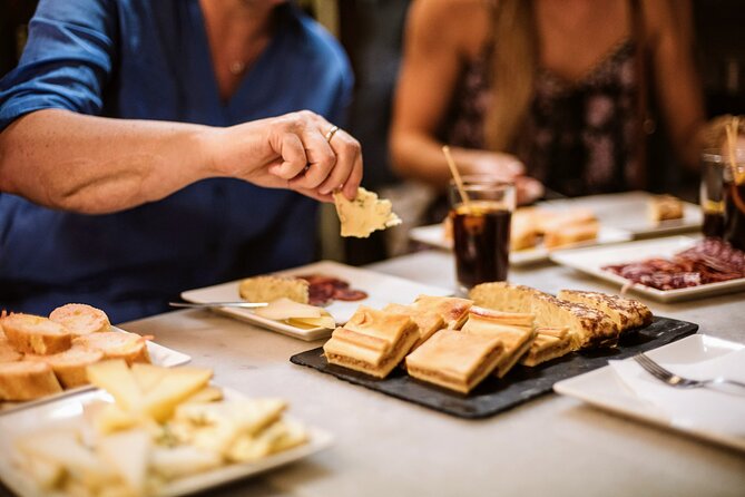Barcelona Gothic Quarter Tapas & Taverns Food & Wine Tour - Placeta del Pi opens with cava and classic Spanish bites