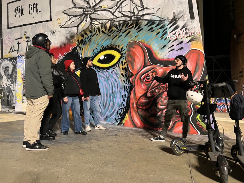 Barcelona: Graffiti E-Scooter Tour - Starting at Robot City Barcelona