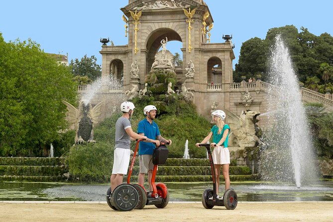 Barcelona Grand Segway Tour - Columbus Monument and the face of Barcelona