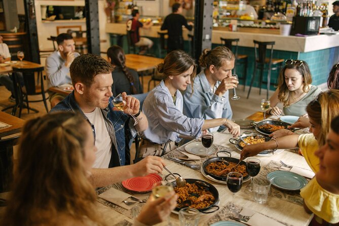 Barcelona: Guided Food Walking Tour with Tapas and Wine - Drinks, timing, and the real value of $95.53