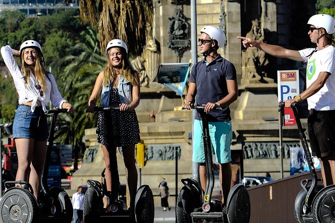 Barcelona Guided Panoramic Segway Tour - Getting Started on Carrer de Rull