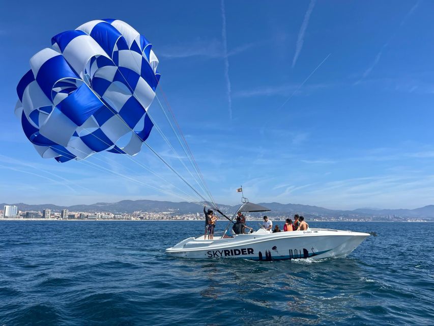 Barcelona: Guided Parasailing Experience - Meeting at Olympic Port and getting ready