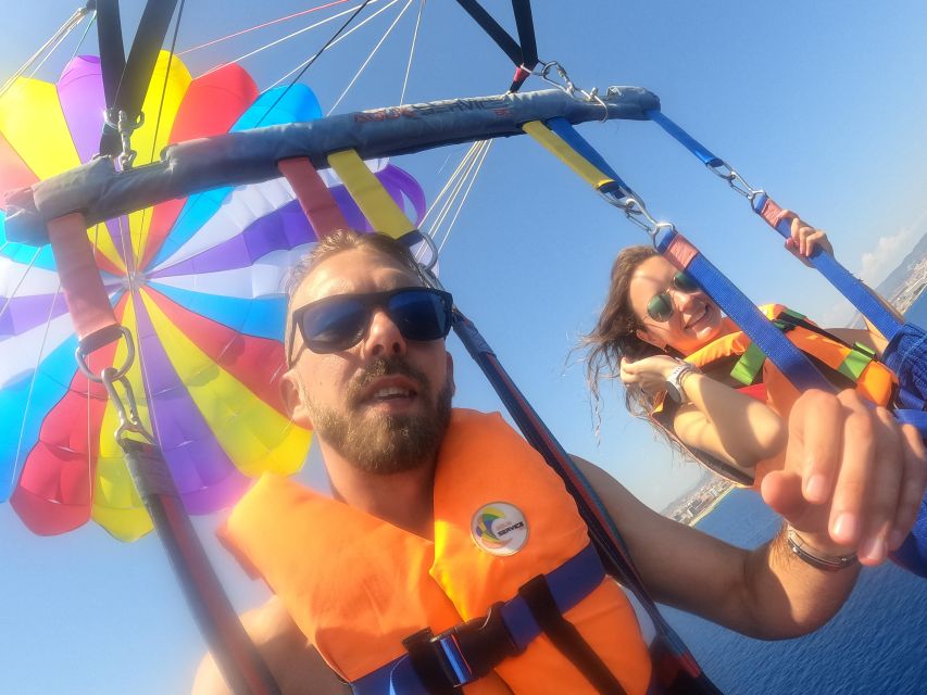 Barcelona: Guided Parasailing Experience - Takeoff from the rear platform
