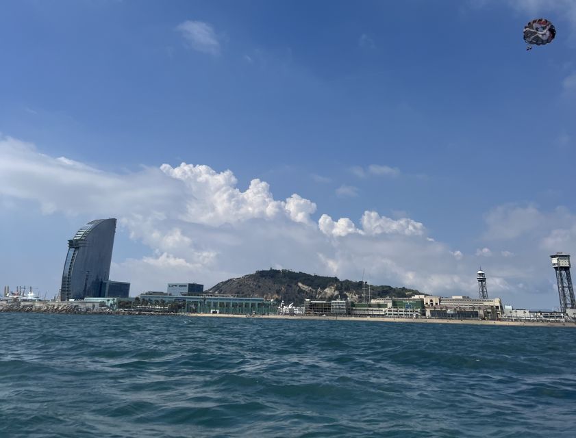 Barcelona: Guided Parasailing Experience - The Mediterranean view from the air