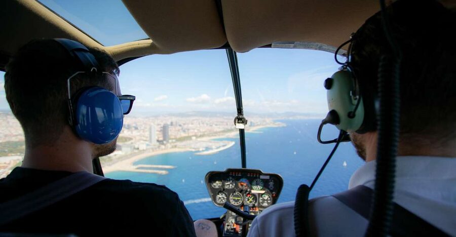 Barcelona: Helicopter Flight with Optional Yacht Cruise - Barcelona From Two Very Different Viewpoints
