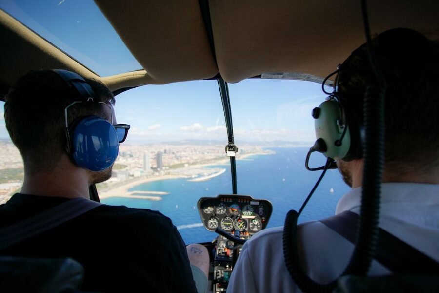Barcelona: Helicopter Flight with Optional Yacht Cruise - Taking Off From the Port of Barcelona