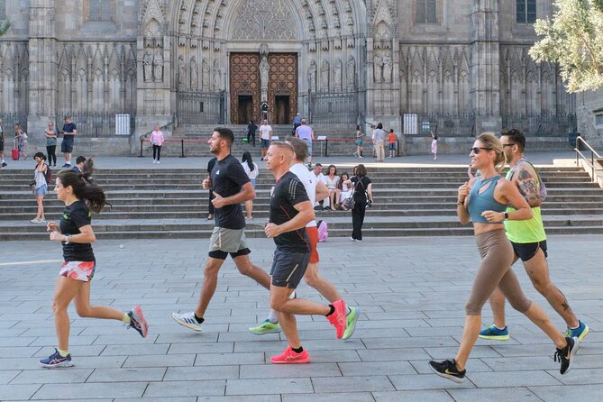Barcelona Highlights Running Tour - Plaça Reial and the Gothic Quarter