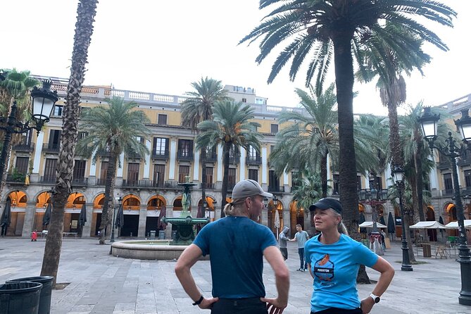 Barcelona Highlights Running Tour - The Palace of Catalan Music in a quick city snapshot