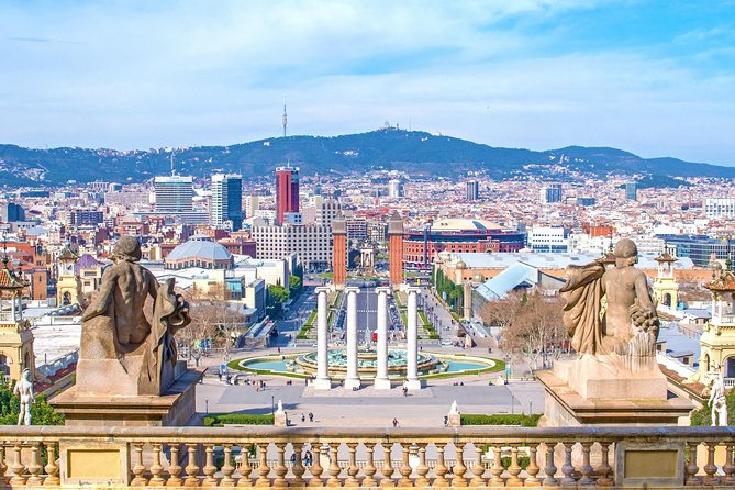 Barcelona Highlights Small Group Tour with Hotel Pick Up - Las Ramblas, La Boquería, and Barceloneta from the vehicle