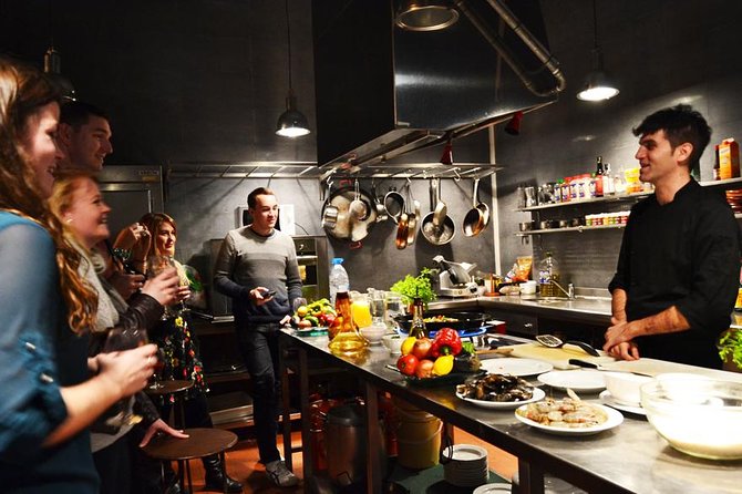 Barcelona Interactive Spanish Cooking Experience - Walking from La Boqueria to the El Born kitchen