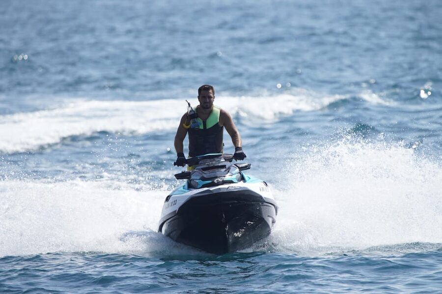 Barcelona: Jet Ski Rental (No License Needed) - Riding past Barceloneta and the Olympic Port
