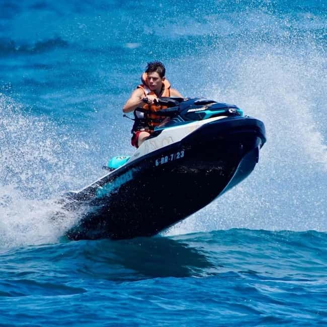 Barcelona: Jet Ski ride 1 or 2 people + instructor included - Starting at Brutal WaterSports Barcelona