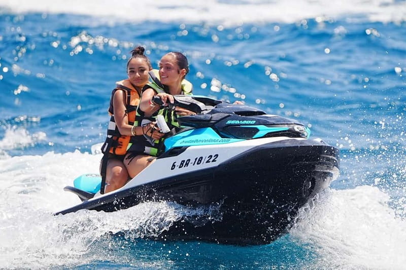 Barcelona: Jet Ski ride 1 or 2 people + instructor included - Barcelona looks best from the water