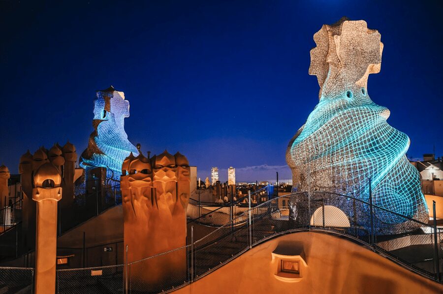 Barcelona: La Pedrera Night Experience - Starting at Casa Milà on Passeig de Gràcia