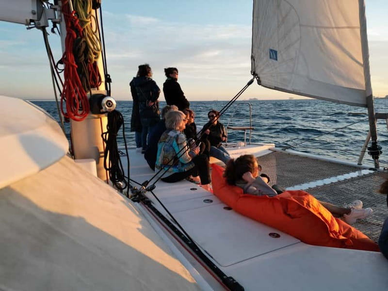 Barcelona: Luxury Catamaran Sunset Cruise - Forty minutes of sailing beside Barcelona