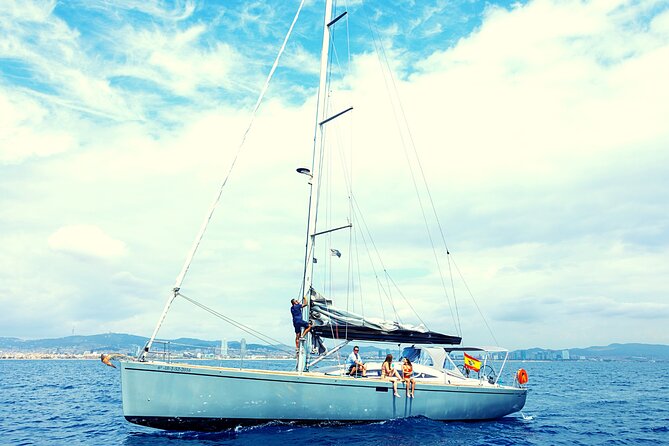 Barcelona Luxury Yacht Cruise – Day or Sunset, Open Bar & Snacks - Sunset from a small yacht
