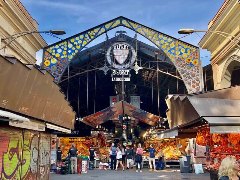 Barcelona: Markets Tour With Food and Wine Tasting Upgrade - Santa Caterina Market and Barcelona’s covered-market tradition