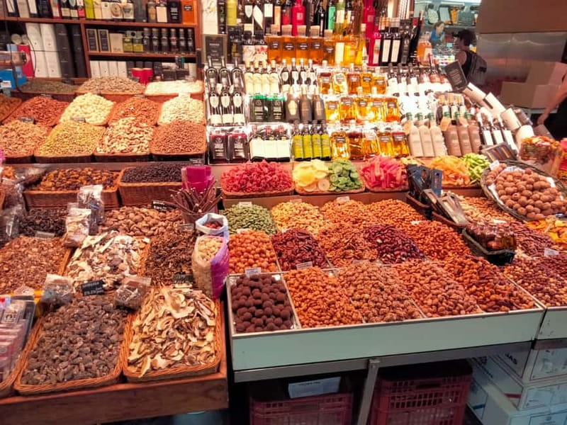 Barcelona: Markets Tour With Food and Wine Tasting Upgrade - El Born Market and the medieval city below